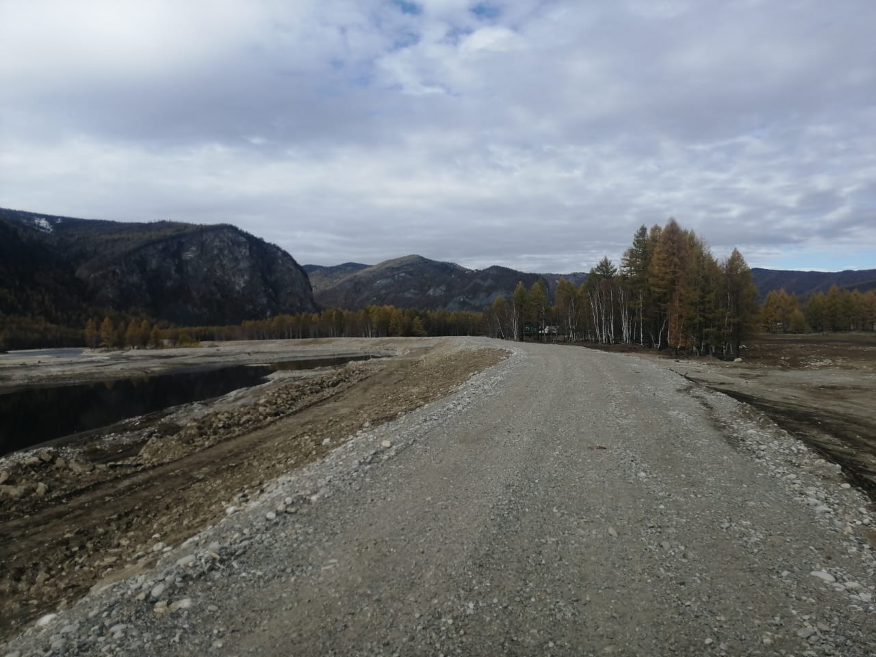 В селе Алыгджер Нижнеудинского района завершилось строительство дамбы